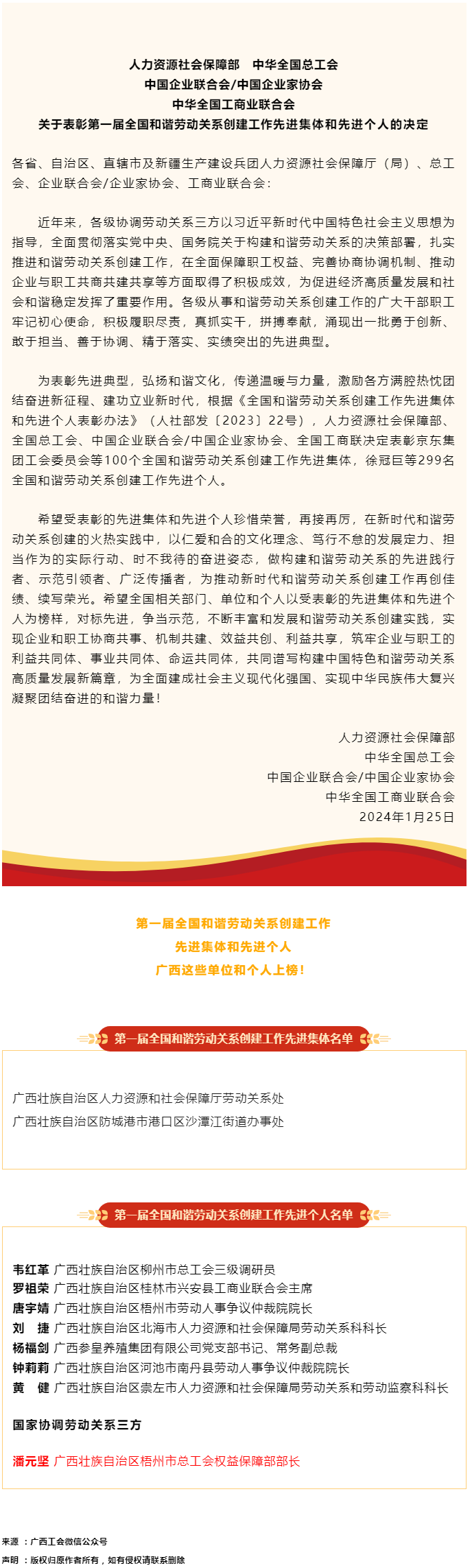 喜報(bào)，第一屆全國和諧勞動(dòng)關(guān)系創(chuàng)建工作先進(jìn)集體和先進(jìn)個(gè)人名單公布 梧州市1人上榜.png