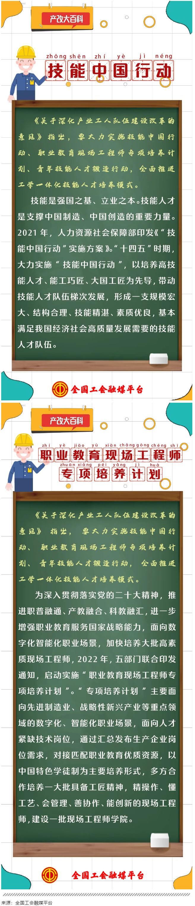 產(chǎn)改大百科｜什么是“技能中國行動”“職業(yè)教育現(xiàn)場工程師專項(xiàng)培養(yǎng)計(jì)劃”？.png